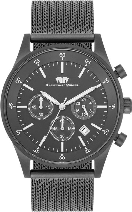 Produktbild Herren Chronograph Goodwill Edelstahl grau - 26525 (Chronograph, 43 mm)