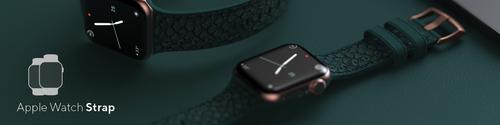 Image du produit Njord Jord Watch Strap For (44 mm, 45 mm, Cuir végétalien, Cuir de saumon, Fermeture en acier inoxydable)