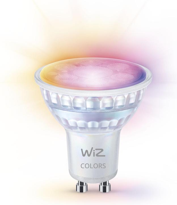 Productafbeelding WiZ Afstembaar wit en gekleurd glas (GU10, 4.70 W, 345 lm, 1 x, F)