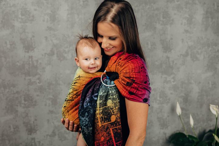 Immagine prodotto Lennylamb Ringsling - Sinfonia Arcobaleno Scuro (1.80 m)