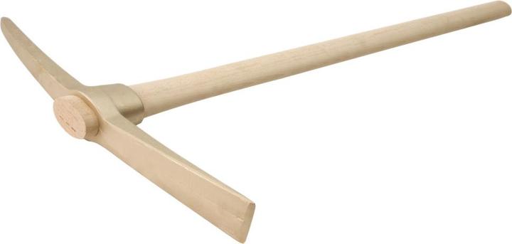 Dönges Kreuzhacke funkenfrei mit Stiel, 3 kg, Sonderbronze CuAl10Ni