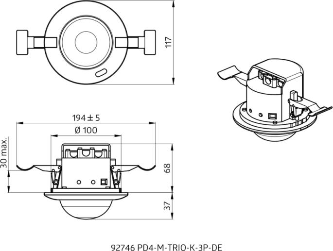 Actual product image BEG 92746 PD4-M-TRIO-K-3P Luxomat (20 m)