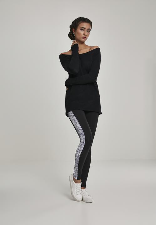 Immagine prodotto Urban Classics Leggings con motivo a strisce laterali da donna (S)