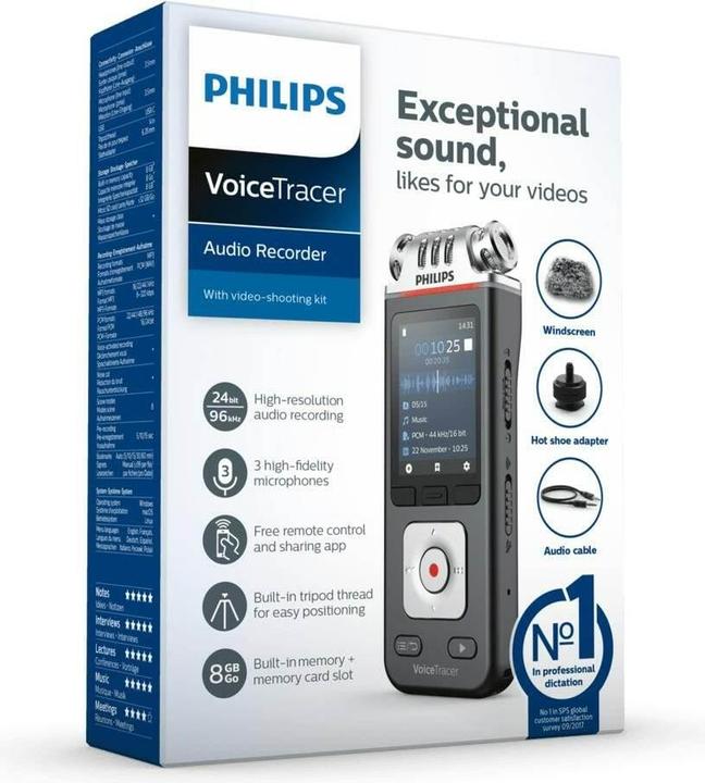 Actual product image Philips Digital Voice Tracer DVT7110 (8 GB)