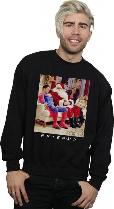 Actual product image Friends Mens Superman And Santa Sweatshirt (XXL)