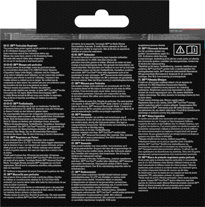 Image du produit 3M Masque anti-poussière confort 8822 (FFP2, 3 x)