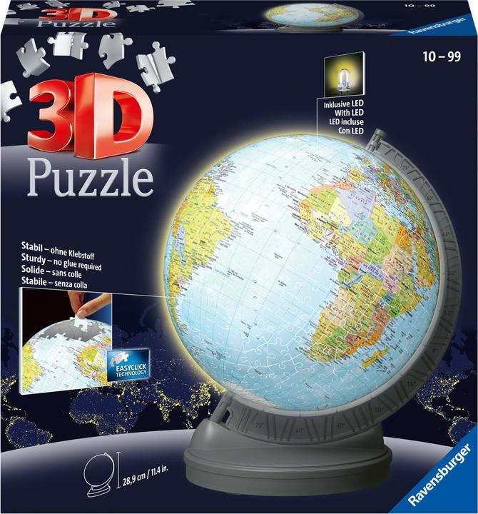 Produktbild Ravensburger Globus mit Licht (540 Teile)