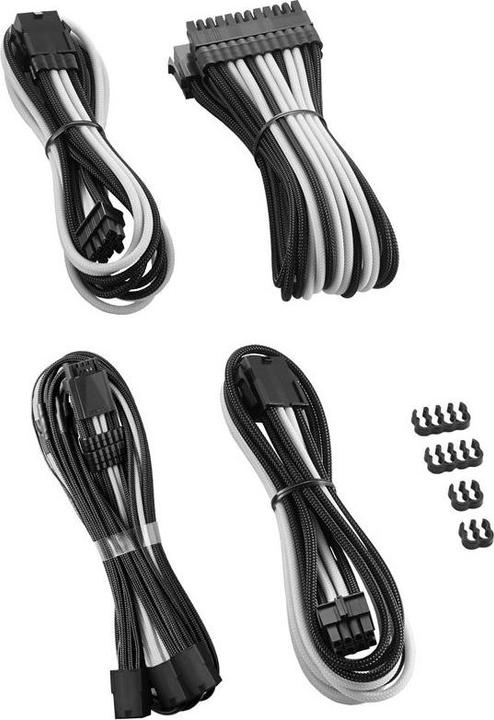 Actual product image CableMod Pro ModMesh 12VHPWR Cable Extension Kit - black/white