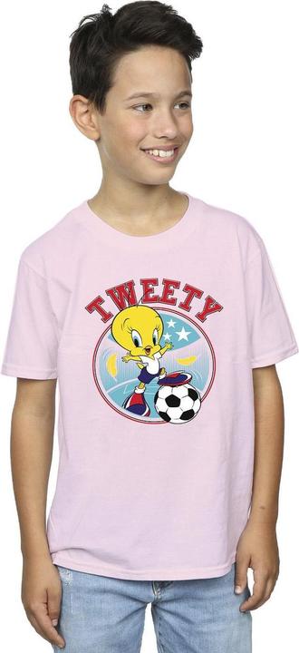 Immagine prodotto Looney Tunes Tweety Football Circle Maglietta Ragazzi (140, 146)