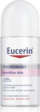 Image du produit Eucerin Déodorant peau sensible Roll On 24h 50ml (Roll-on, 50 ml)