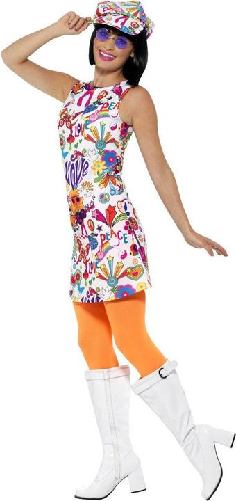 Actual product image Smiffys 60s Groovy Hippie Chick (44, 45, 46)