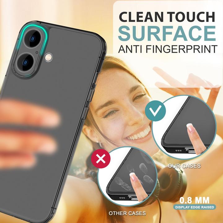 Image du produit Nalia Étui rigide mat extrêmement fin de 0,3 mm d'épaisseur (Apple iPhone 16)