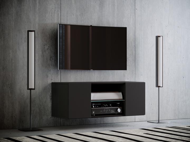 Produktbild VCM Holz TV Wand Lowboard Fernsehschrank Jusa (95 x 36 x 40 cm)