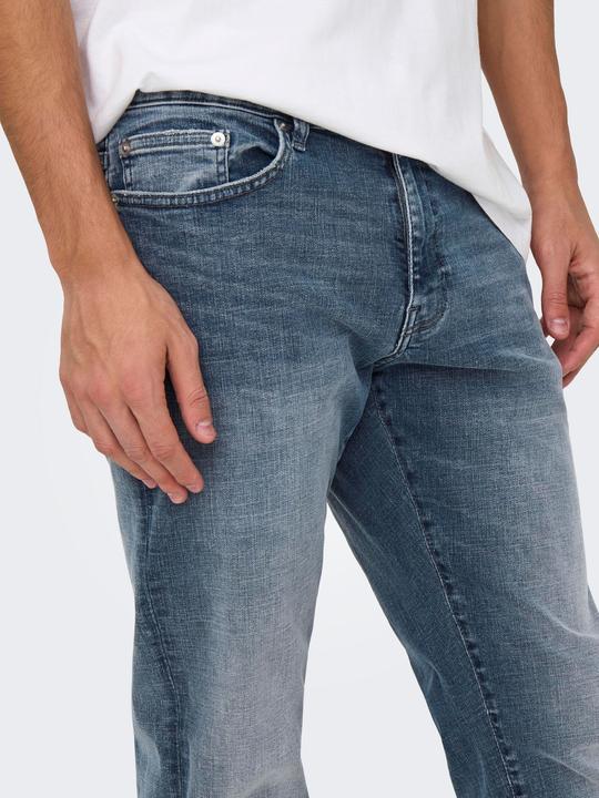 Actual product image Only & Sons ONSWEFT Mittlere Taille Normal geschnitten Jeans Slim Fit Jeans (W31/L32)