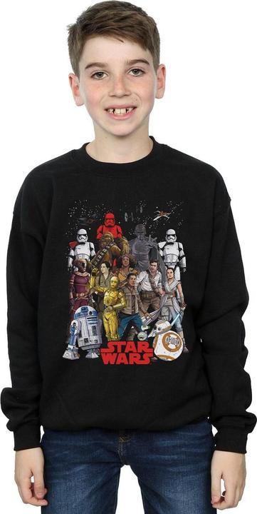 Immagine prodotto Star Wars The Rise Of Skywalker Character Collage Felpa Ragazzi (152, 158)