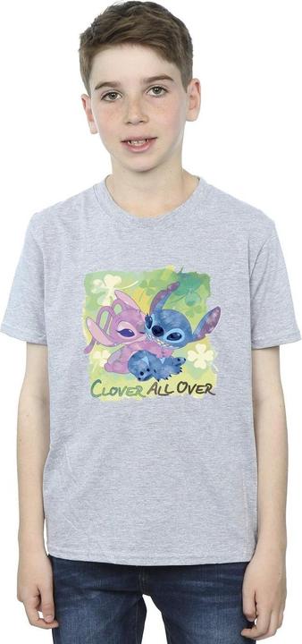 Produktbild Disney Lilo And Stitch St Patrick's Day Clover TShirt Jungen (140, 146)