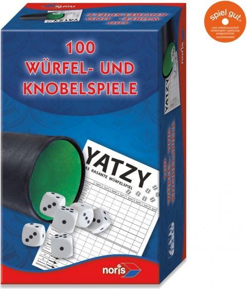 Actual product image Noris 100 dice and puzzle games (German)
