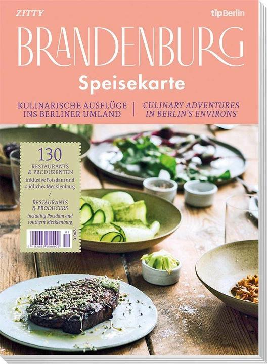 Produktbild Speisekarte Brandenburg (Englisch, Deutsch, 2019)