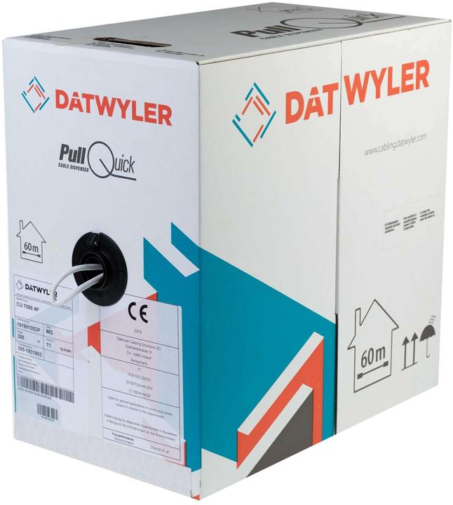 Image du produit Dätwyler Câble réseau (S/FTP, CAT7, 305 m)