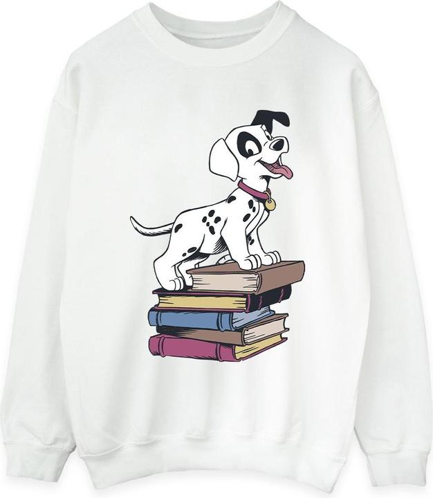 Actual product image Disney Womens/Ladies 101 Dalmatians Books Sweatshirt (L)