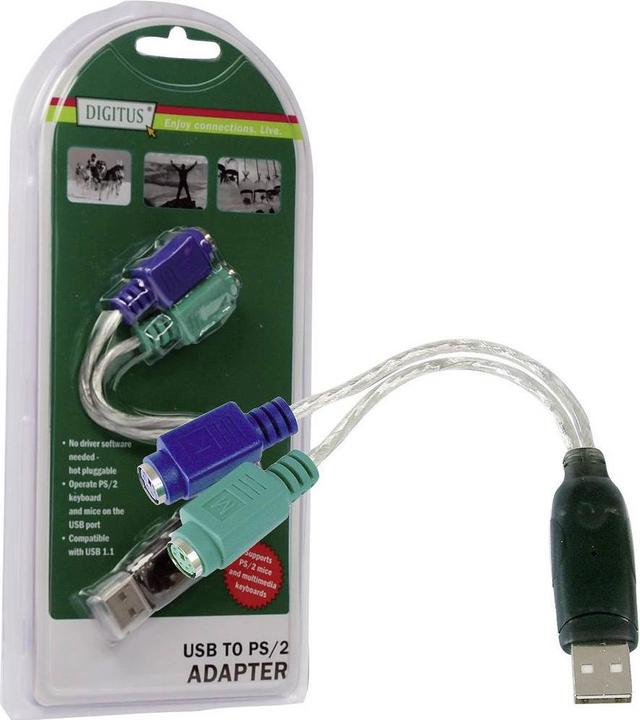 Immagine prodotto Digitus Cavo adattatore da USB a PS/2