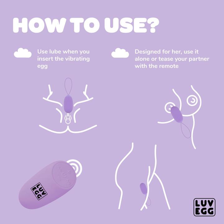 Produktbild Luv Egg XL Violett