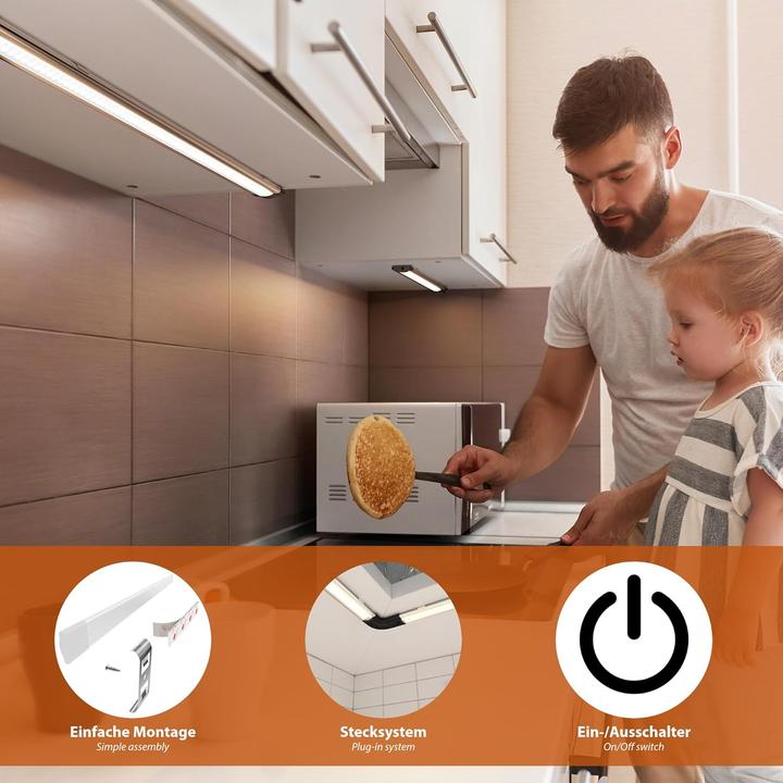 Actual product image Parlat 2er-Set LED-Unterbau-Leuchten (370 lm)