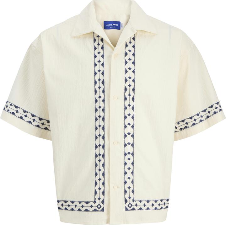 Image du produit Jack & Jones Jordia Emb Crinkle Resort Shirt Ss (M)