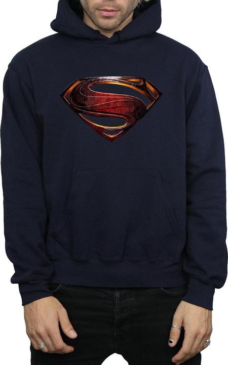 Immagine prodotto Justice League Movie Superman Emblem Felpa con Cappuccio Uomo (S)