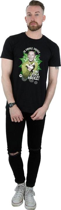 Actual product image Mens Batman TV Series The Riddler Time for a Riddle T-Shirt (L)