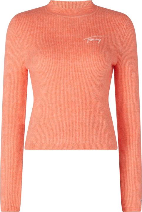 Image du produit Tommy Hilfiger Tjw Signature Rib Pull à col roulé pour femme (S)
