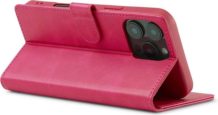 Actual product image LC.Imeeke iPhone 16 Pro - leather case cover (Apple iPhone 16 Pro)