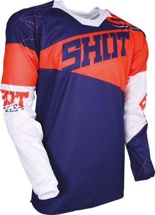 Image du produit Shot CONTACT INFINITE Jersey blau-neon orange L (L)