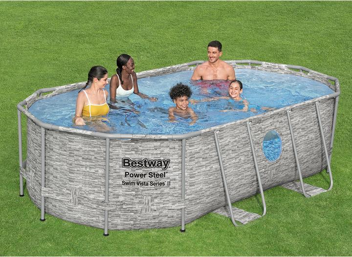 Actual product image Bestway Oval Frame Swim Vista (427 x 250 x 100 cm)