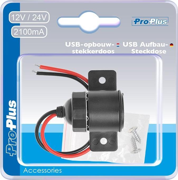 Immagine prodotto ProPlus Presa USB in superficie in blister