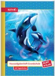 Immagine prodotto Roth Hausaufgabenheft Buntstifte Klipp & Klar liniert A5 ohne Rand, 96 Blatt (A5)