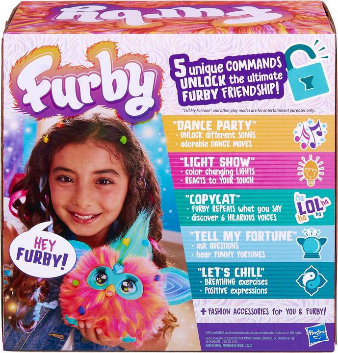 Image du produit Furby Jouet interactif (orange) - voix allemande (22.86 cm)