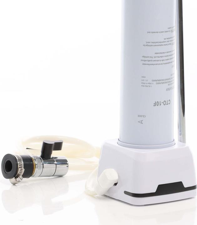 Actual product image Naturewater NW-1-CTO Activated Carbon Block with Water Tap, Desktop Filtering Device with Water Cock
