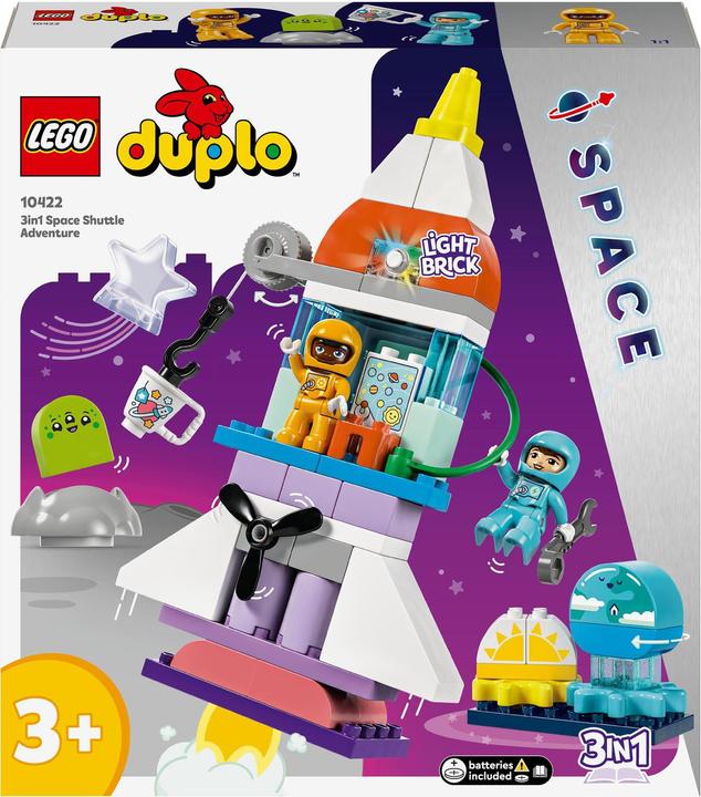 LEGO 10422 3-in-1 space shuttle for many adventures (10422)