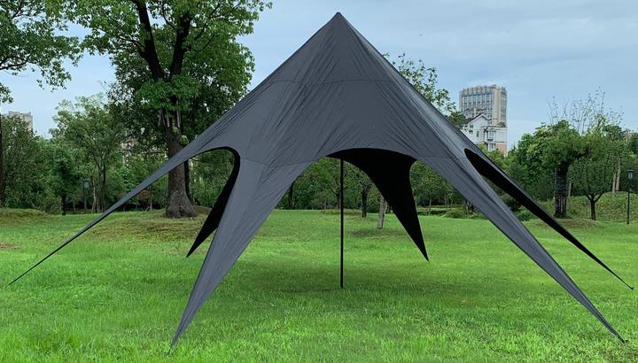 Immagine prodotto CLP Tenda a stella 10m, nera (10 cm, 1000 cm)