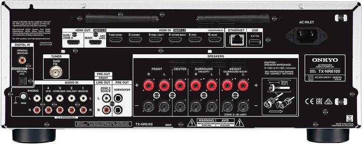 Produktbild Onkyo TX-NR6100 (7.2 Kanal, FM, DAB+)