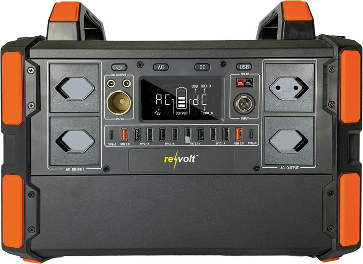 Actual product image Revolt Powerbank & Solar Converter with Two Solar Panel (1048 Wh, 16 kg)