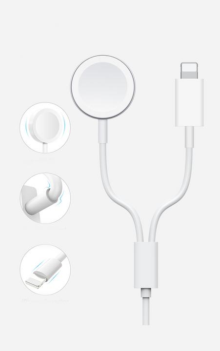 Immagine prodotto Wiwu Cavo di ricarica 2 in 1 per Apple Watch e Lightning