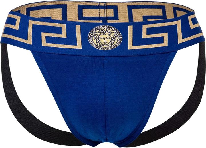Immagine prodotto Versace Underpants Jock Strap Jersey Topeka Bi-Stretch Cotton Organic New Logo (L, Confezione singola)