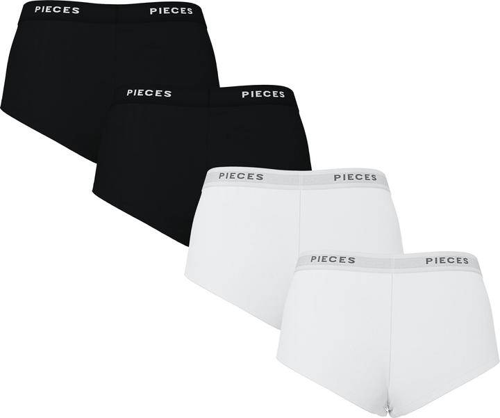 Produktbild Pieces Pclogo Lady 4 Pack Solid Noos Bc (S, 4er Pack)