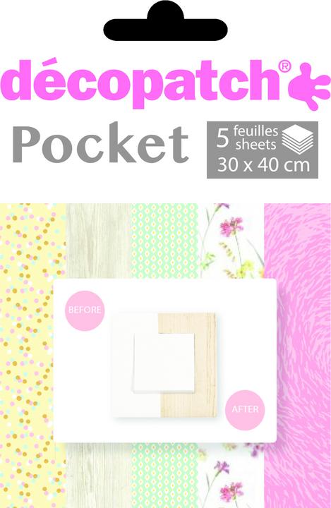Produktbild Décopatch Decopatch-Papier Nr. 18, 5 Blatt (20 g/m², 5 x)