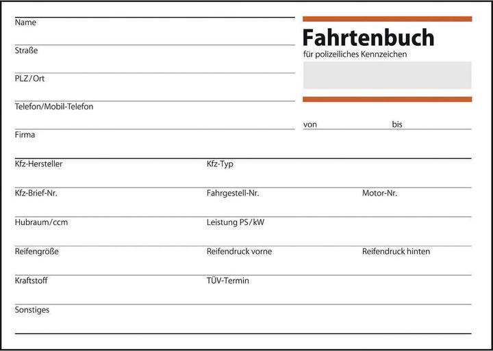 Productafbeelding Sigel Logboeken voor auto's (40 x)