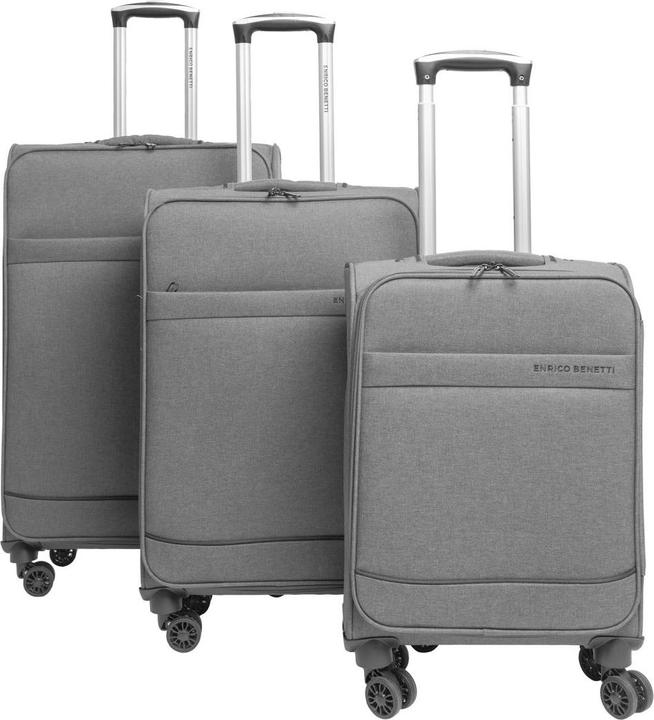 Produktbild Enrico Benetti Dallas 3er Trolley Set Hellgrau