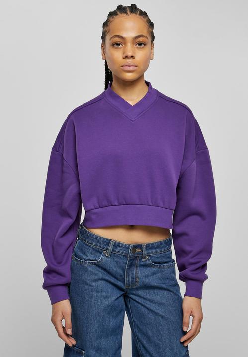 Actual product image Urban Classics Ladies Cropped V-Neck (5XL)