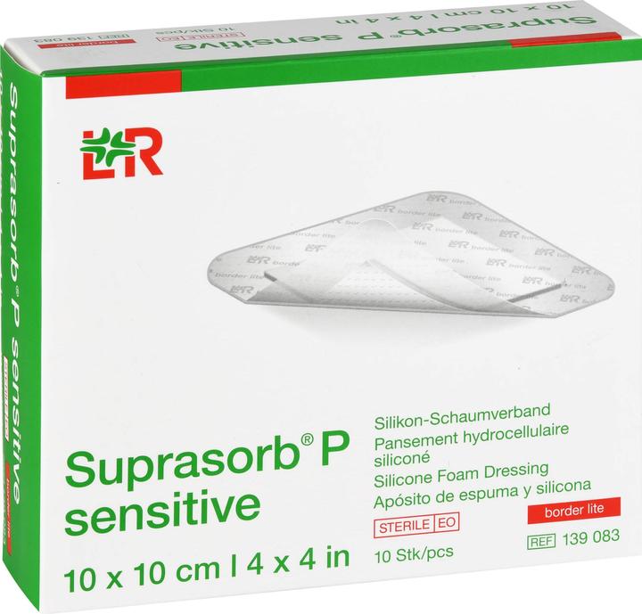 Immagine prodotto Suprasorb P sensitive border lite 10x10cm (10 x)